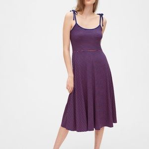 Gap Tie-Strap Ribbed Cami Dress M EUC 90s